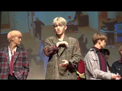 171111 SEVENTEEN 신나라 팬사인회-모자를 눌러 쓰고(S.coups focus)