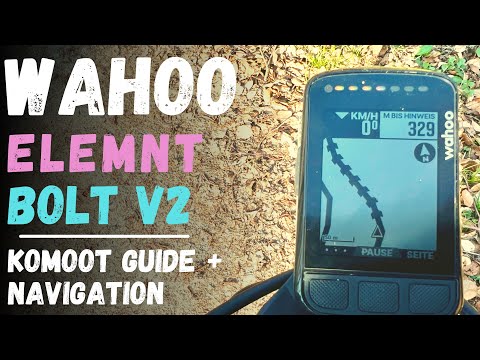 Wahoo Elemnt Bolt Komoot Navigation im Test deutsch