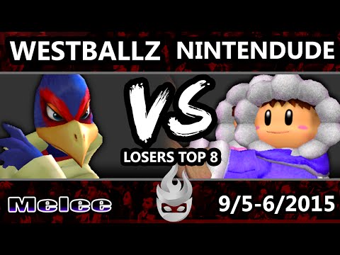 Paragon Los Angeles 2015 - Westballz (Falco) Vs. Nintendude (Ice Climbers) - Losers Top 8
