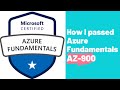 How I Passed Azure Fundamentals AZ 900 Exam My Experience