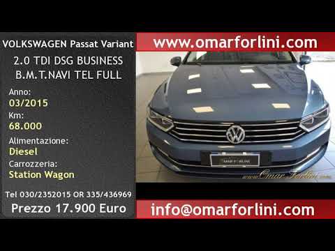 Brescia, VOLKSWAGEN Passat Variant 2.0 TDI DSG BUSINESS B.M.T.NAVI TEL FULL KM68.000!