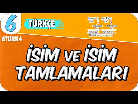 İsim ve İsim Tamlamaları 📙 6TURK4 #2025