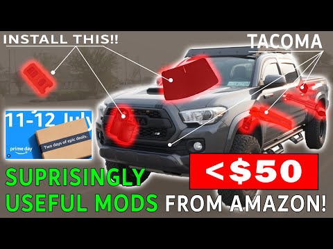 SURPRISINGLY USEFUL AMAZON MODS on the NEW Toyota Tacoma TRD Sport | PRIME DAY 2023