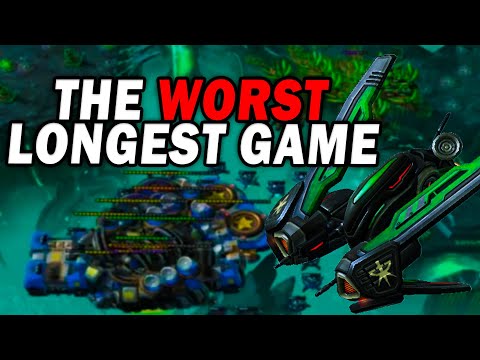 The LONGEST SC2 match in history - Lillekanin vs ZhueGeLiang