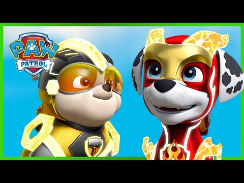 1 hora de resgates de Rubble e Marshall - Patrulha Pata PAW Patrol Episódio Português