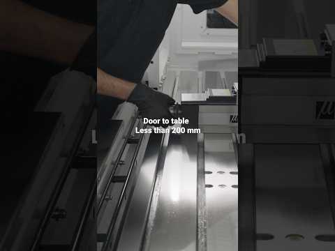 Easy Setup & Loading: Door to Table Less than 200 mm #cnc #ergonomics