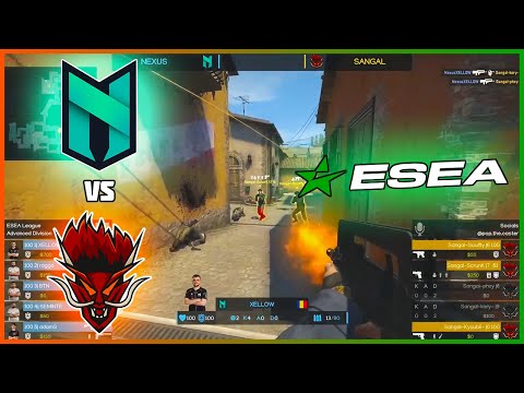 LAST GAME FROM REGULAR SEASON | Nexus vs Sangal | ESEA S42 - EU - Advanced - HiGHLiGHTS | CSGO