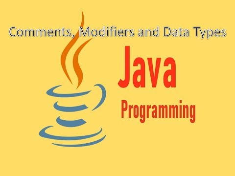 Selenium 7 Java Comments Modifiers And Data Types