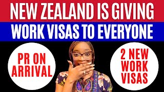 BREAKING NEWS! New Zealand Introduces 2 NEW WORK VISA PATHWAYS | GET PR ON ARRIVAL