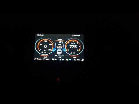 LADA VESTA SW CROSS кан панель часть 2 . обновление V1.3.0.0