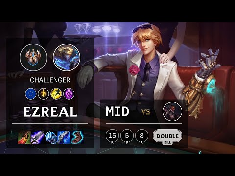 Ezreal Mid vs Lucian - EUW Challenger Patch 10.15