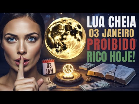 LUA CHEIA 03 DE JANEIRO — ORAÇÃO PROIBIDA Que Vai TE FAZER RICO HOJE!