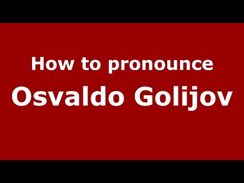 How to pronounce Osvaldo Golijov (Spanish/Argentina) - PronounceNames.com
