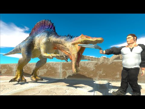 SPINOSAURUS DEATH CLIMB in Animal Revolt Battle Simulator