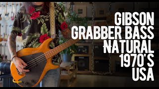 Video thumbnail for Gibson Grabber Bass Natural 1970'S USA by Loud Lemon Demo