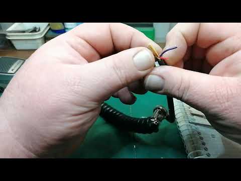 CB Funk Mikrofon Stecker anlöten!