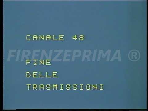 Annuncio fine programmi Canale 48 -1981 - Rossella Martini