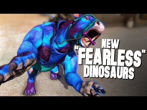 NEW "FEARLESS" and "ABANDONED" DINOSAURS! - Ark Survival Evolved Modded Ep #58