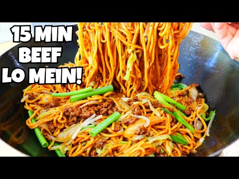 15-Min Ground Beef Lo Mein Recipe — Beats Takeout Every Time!