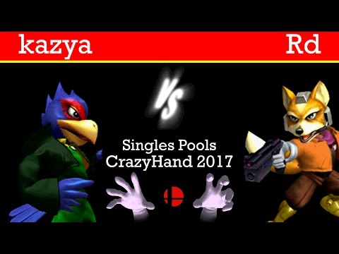 CrazyHand 2017 Pools - kazya(Falco) vs. Rd(Fox)