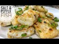 Salt And Pepper Fish Recipe Easy Crispy Pan Fried Fish Fillet Recipe