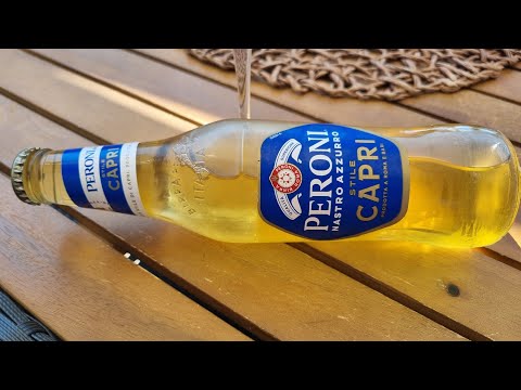 Peroni Nastro Azzurro Stile Capri Beer Unboxing 2025
