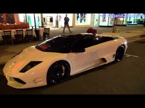1000HP Lamborghini Murcielago Light Acceleration in Beverly Hills!