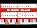 ORIGINAL - How To Play Apologize One Republic ...