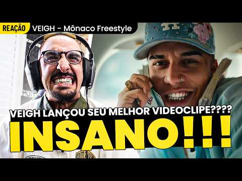 VIDEOCLIPE MONSTRO!!! VEIGH - MÔNACO FREESTYLE [REAÇÃO]