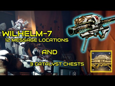 Destiny 2 - Grasp of Avarice - 12 Message Locations and 3 Catalyst Chests