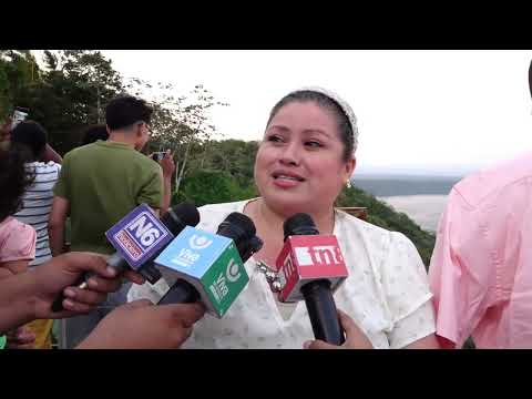 Familias disfrutan el primer día del año en espacios turísticos de Masaya.
