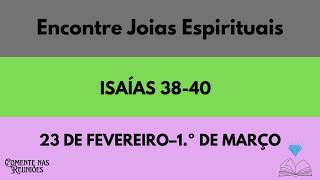 The word of our God endures forever - Isaiah 38-40 - February 23–March 1