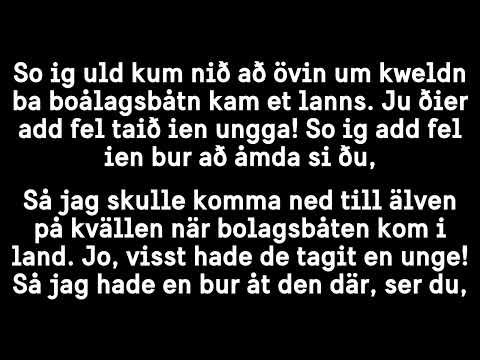 Älvdalska med svensk undertextning