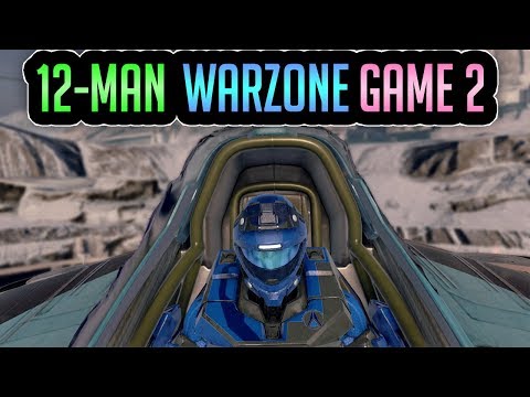Two Stacked 12-Man Teams Play Each Other: Intense Game 2 - Halo 5 Warzone