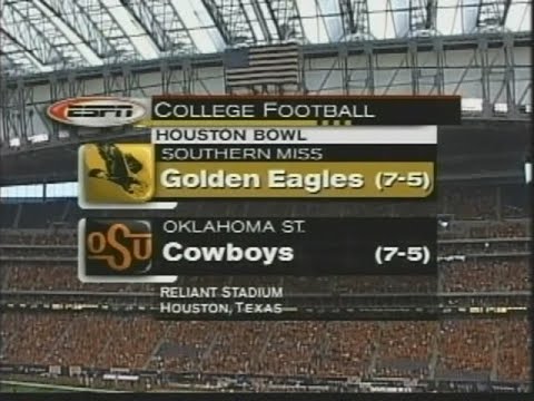 2002 Houston Bowl; Oklahoma State vs. Southern Miss ESPN
