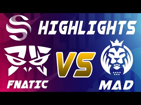 Fnatic TQ vs MAD Lions Highlights - LEAGUE OF LEGENDS - SUPERLIGA - JORNADA 1