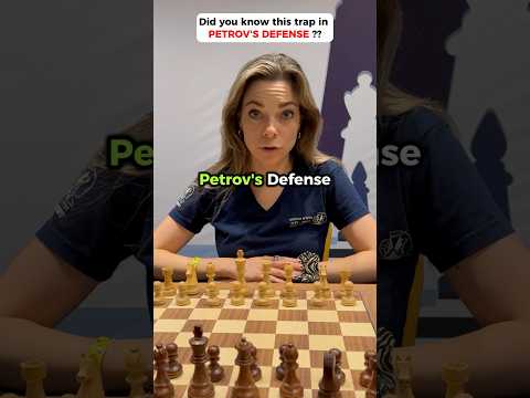 Petrov’s Defence Opening Trap! ♟️ #chessmaster #grandmaster