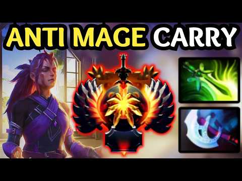 🔥 IMMORTAL ANTI MAGE Carry — Unstoppable Domination 🔥 Dota 2