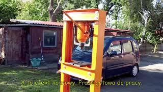 Prasa hydrauliczna 32T - Hydraulic Press DIY