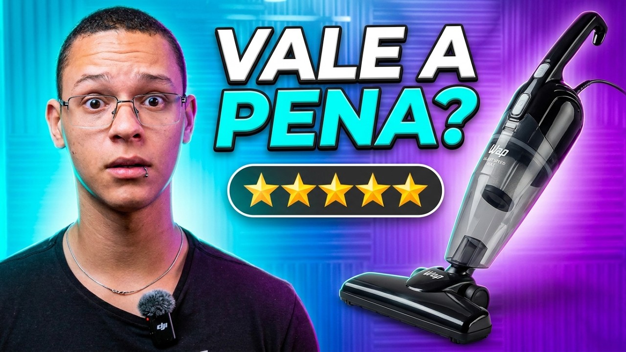 Miniatura da avaliação em vídeo de Aspirador de Pó Wap Silent Speed Max 1350W 127V 3 em 1