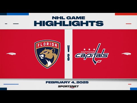 NHL Highlights | Panthers vs. Capitals - February 4, 2025