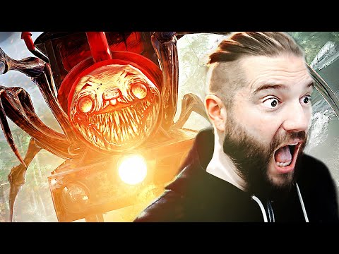 Ich flüchte vor einen Spinnen Eisenbahn in Choo Choo Charles