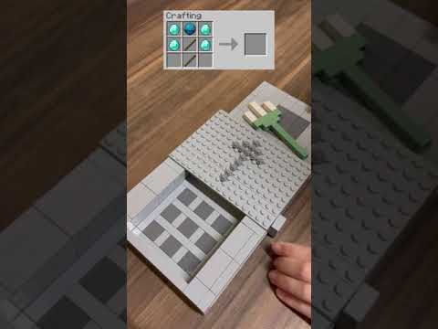 Legocoolstudios 2 - Crafting Minecraft Trident BUT Lego? #shorts