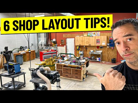 6 Tips For a Better Shop Layout #shoptour