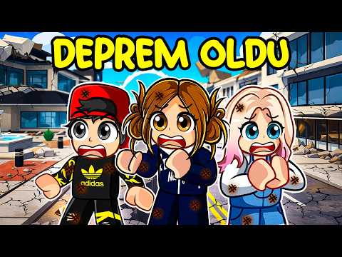 Brookhaven’da Büyük Deprem! 🚨 Ece ve Arkadaşları Güvende mi? 🏚️ Roblox Brookhaven🏡RP