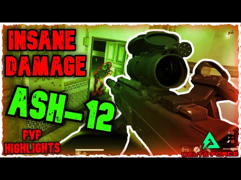 ASh-12 - The HARDEST Hitting Weapon in Delta Force. High MMR PvP Highlights