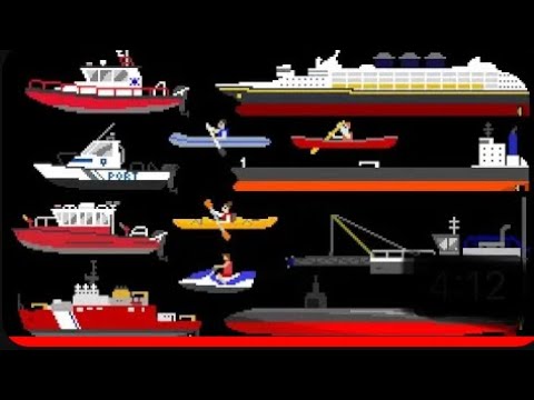 Water Vehicles 2 - Boats & Ships - The Kids' Picture Show Fun & Educational LearningVideo) kids tv