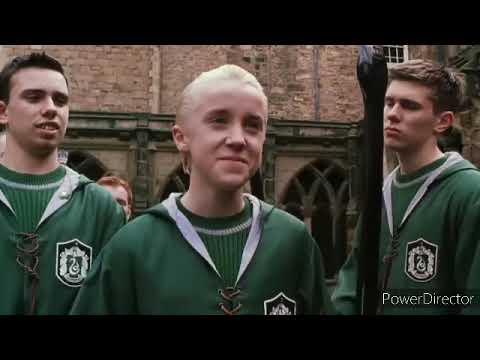 Draco Malfoy saying Mudblood 3 times