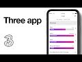 Three app | Check allowance: Top-up: Live Chat | Three (2019)