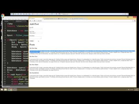 Learn How to Create a Database using PHPMyAdmin and OOP - Part 5